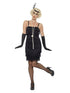 WOMEN 20S BLACK FLAPPER