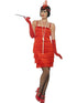 WOMEN 20s FLAPPER RED COSUTME