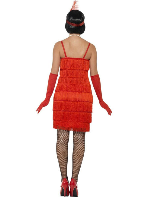 WOMEN 20s FLAPPER RED COSUTME
