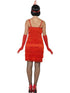 WOMEN 20s FLAPPER RED COSUTME