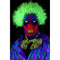 UV Black Light Clown Mask