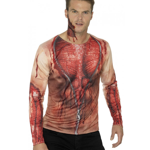 Ripped Skin T-Shirt Digital Print
