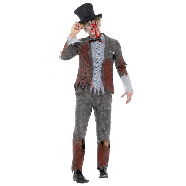 Deluxe Groom Costume Grey
