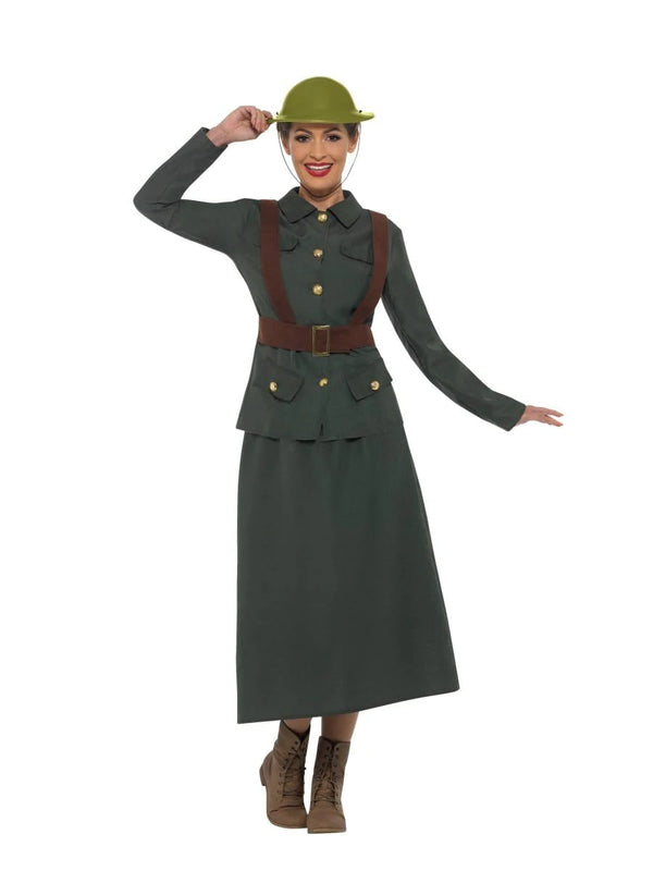 WW2 Army Warden Lady Costume
