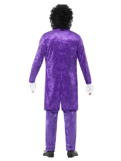 80s Purple Musician Costume, Purple