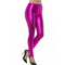 80s Metallic Disco Leggings Pink