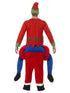 Piggyback Santa Costume, Red
