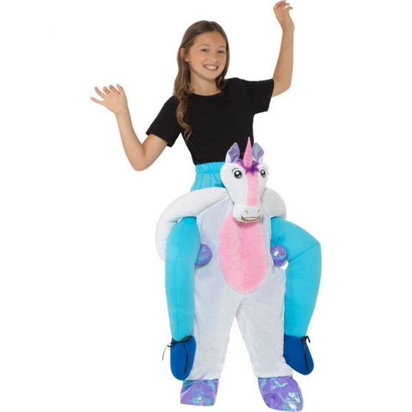 Kids Piggyback Unicorn Costume