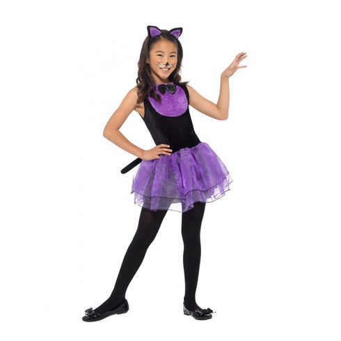Cat Tutu Costume Black & Purple