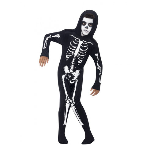 Skeleton Kids Costume, Black