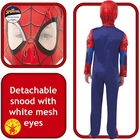 Marvels Avengers Spiderman Deluxe Kids Superhero Costume