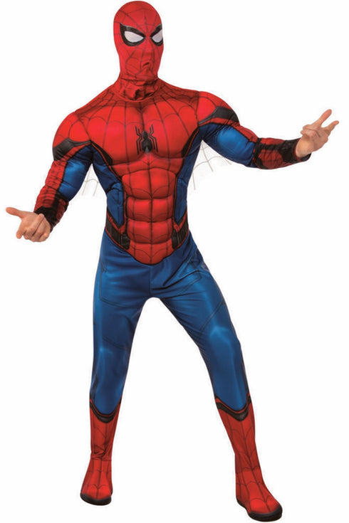Marvels Avengers Far From Home Spiderman Deluxe Adults Superhero Costume
