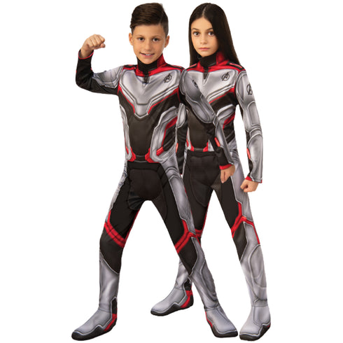 Avengers Endgame Team Suit Deluxe Kids Superhero Costume