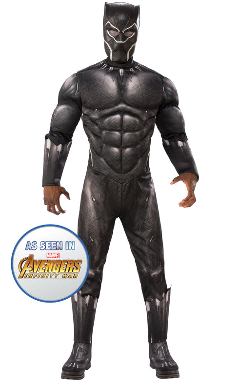 Black Panther Marvels Avengers 4 Deluxe Adults Costume