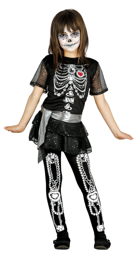 Shiny Skeleton Costume