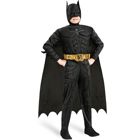 DC Dark Knight Batman Deluxe Muscle Kids Superhero Costume