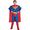 DC Justice League Muscle Chest Classic Superman Deluxe Superhero Costume