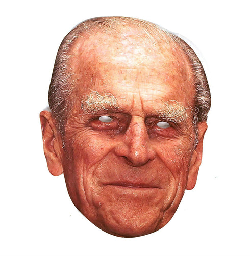 Prince Phillip Full Face Cardboard Mask Queen's Jubilee