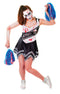 Zombie Cheerleader (Black/White) Costume