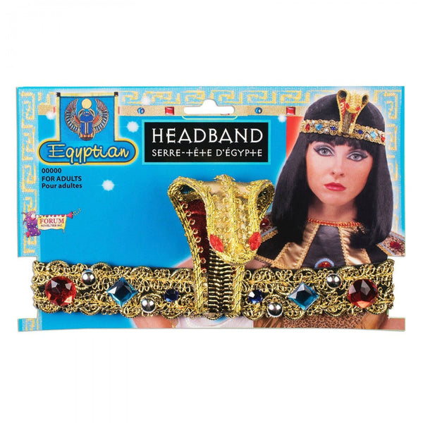 Cleopatra Egyptian Snake Headband