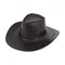 Cowboy Hat Black Leather Look