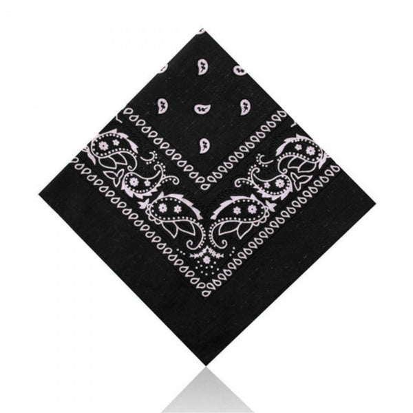 Paisley Bandana Black