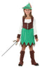 Girls Robin Hood Hunter Deluxe Costume