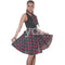 1950s Polka Dot Spotty Poodle Skirt (Black/Red)