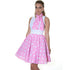1950s Polka Dot Spotty Poodle Skirt (Pink/White)