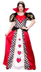 Queen of Hearts Fairytale Alice in Wonderland Costume