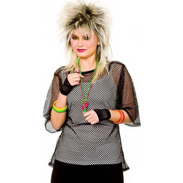 80's Mesh Top - Black