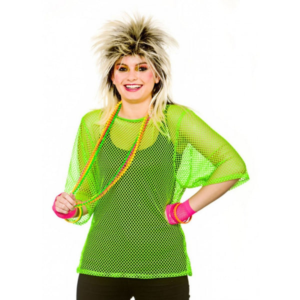 80's Mesh Top - Neon Green