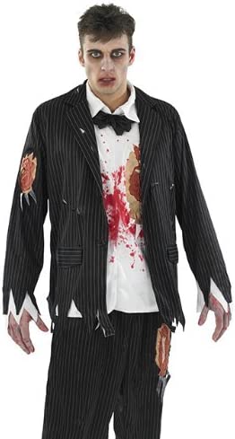 Pin Stripe Zombie Costume