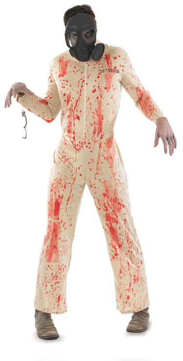 Zombie Male Prisoner Costume