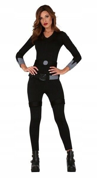 Black Widow Style Spy Assassin Costume