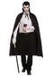 Black Halloween Cape (One Size) Adult Fancy Dress
