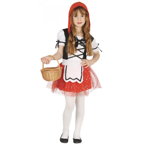 Red Riding Hood Girls Glitter Costume