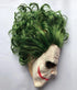 Joker The Guy Latex Mask With Green Hair