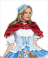 Plush Ruffle Trimmed Caplelet Capelet Dorothy
