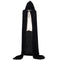 Long Velvet Hooded Cape -Black