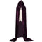 Long Velvet Hooded Cape -Purple