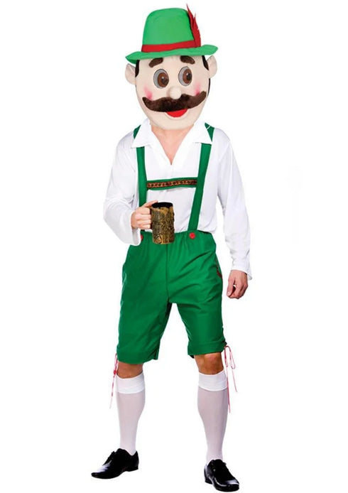 Jumbo Head Oktoberfest Bavarian Guy Headwear