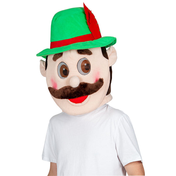 Jumbo Head Oktoberfest Bavarian Guy Headwear
