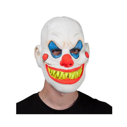 Neon UV Clown Latex Mask