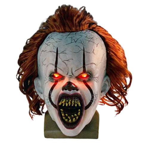 Led Light Up Scary Killer Clown Mask