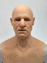 Realistic Old Man Head and Neck Mask