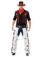 Cowboy Costume, Brown, with Waistcoat, Chaps, Scarf & Hat