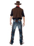 Cowboy Costume, Brown, with Waistcoat, Chaps, Scarf & Hat