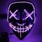 Purple LED Stitches Mask