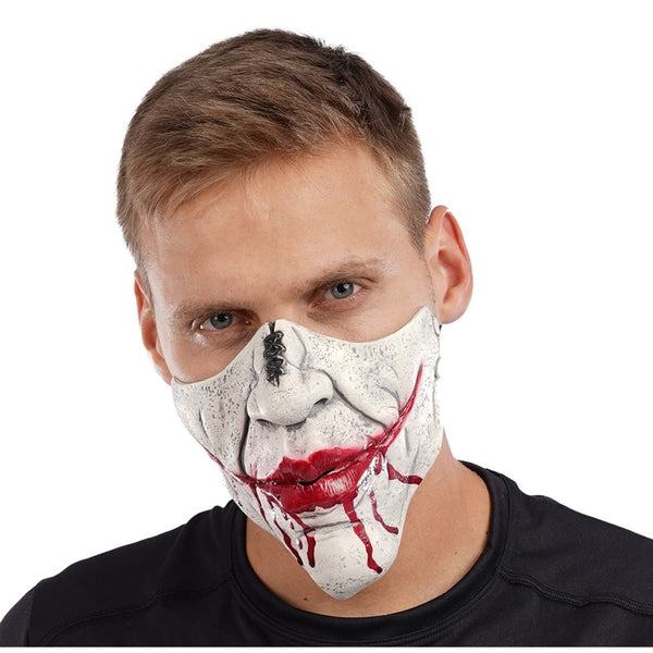 Death Smile Half Mask Latex Mask